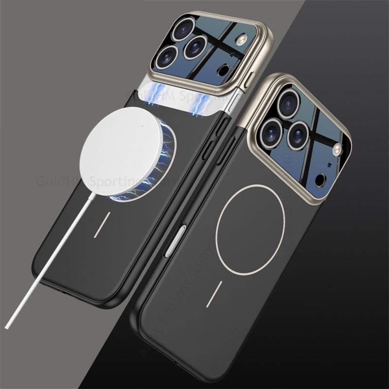 For Iphone 17 Pro Max Magsafe Camera Wireless Charge Case For iPhone Apple 17 Pro Max Ultra Slim Magsafing Shockproof Cover For iPhone 17 Pro Capa