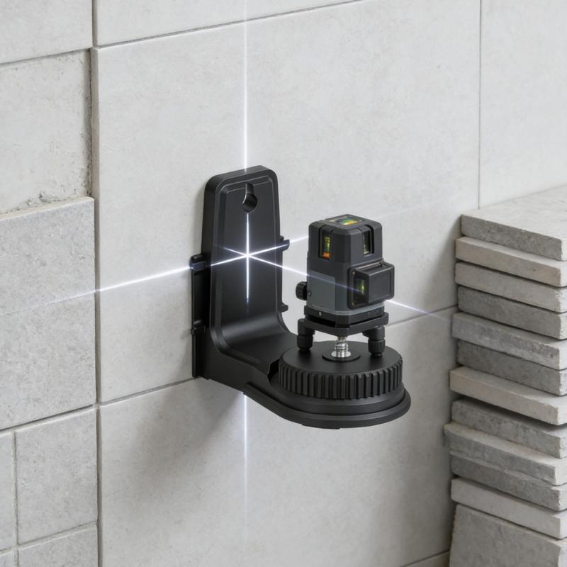Plastic Measurement Tool Magnetic Universal Leveling Support For Multiple Line Equipment Easy To Install On Various Bases