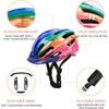 Spot children's riding helmets with taillights Adjustable bicycle helmets Outdoor sports balance bike riding helmets