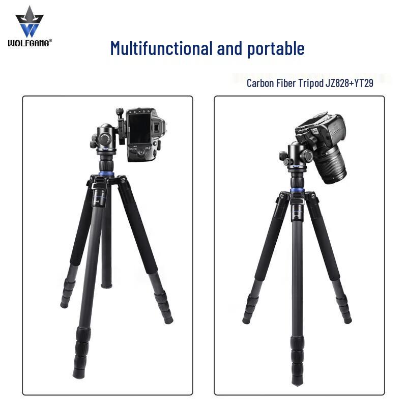 Wolfgang T868 Carbon Fiber Tripod with YT29 Ball Head