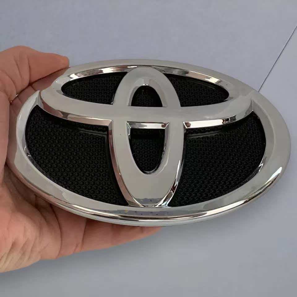 2009-2013 140MM BLACK CHROME FRONT GRILL EMBLEM BUMPER Fit for TOYOTA COROLLA CWE1