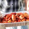 30 Thickened Tin Paper Boxes With Lids, Large Capacity Aluminum Foil Lunch Boxes, Disposable Tin Trays