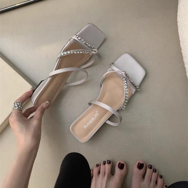 

Fashion New Fashion Ladies Shoes Open Toe Women s Slippers Summer Outdoor Dress Elegant Comfortable Best Seller High Heels Zapatos Mujer 35
