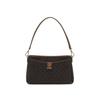 Daks Brown Dd Pattern Leather Shoulder Bag Dcba6e871w3