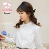 Girls' Long Sleeve Doll Collar Academy Shirt