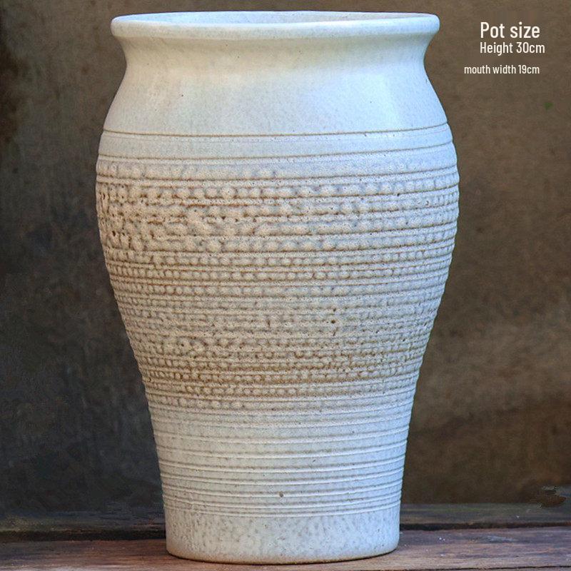 Coarse Ceramic Succulent Pot with Orchid Design – Old Tree Jade Pendant Style