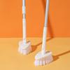 Plastic Extendable Floor Brush For Bathroom Cleaning And Hard To Spaces Reach