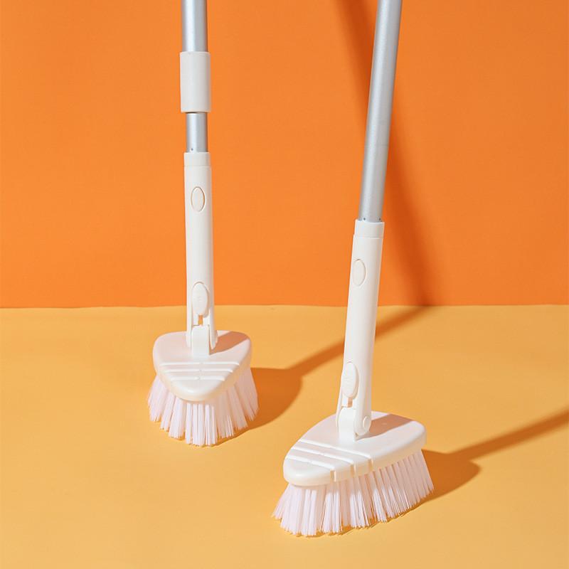 Plastic Extendable Floor Brush For Bathroom Cleaning And Hard To Spaces Reach