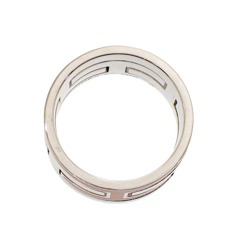 HERMES  #13(JP Size)  Ring Orange Silver925 Mens