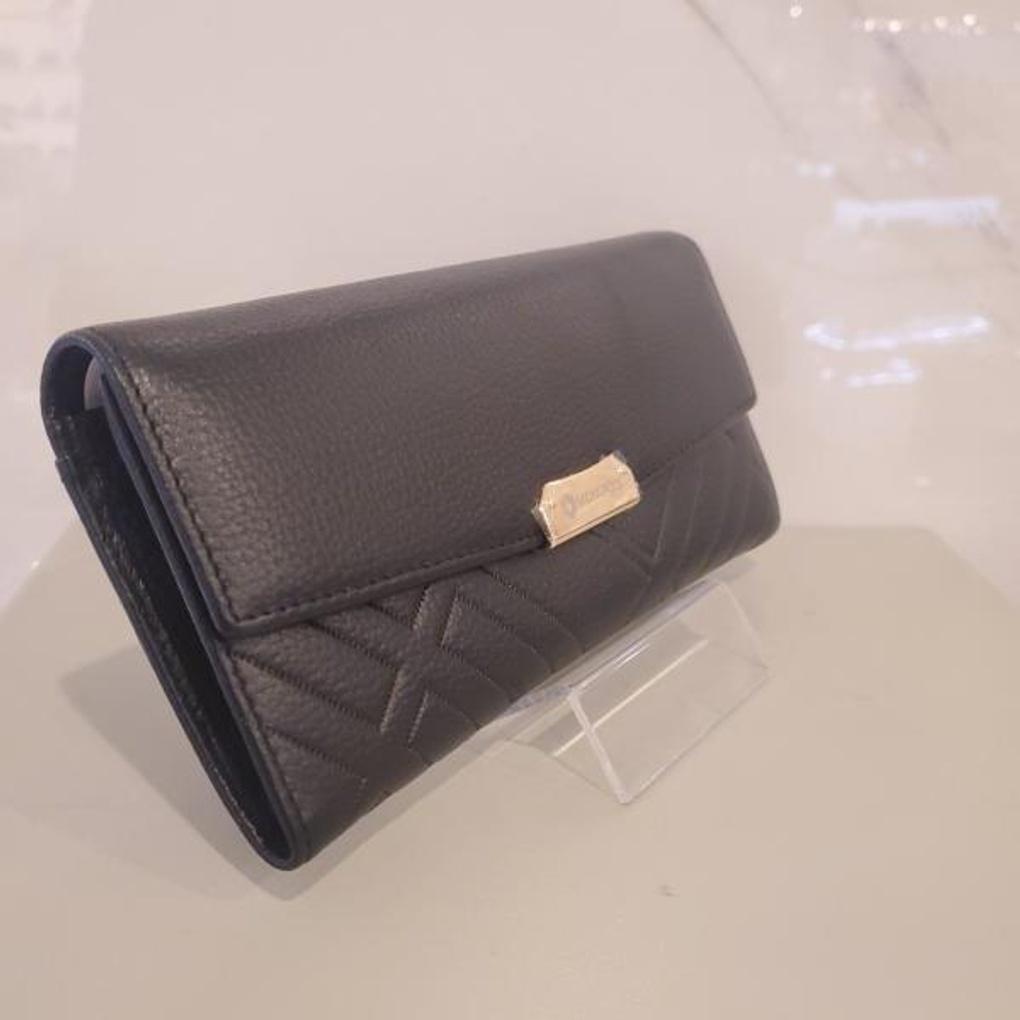 Moncross AW8094 Luxurious Leather Stitched Women's Long Wallet