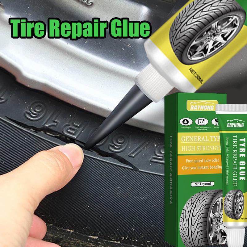 Black Strong Tyre Repair Glue Instant Liquid Rubber Glues Wear-resistant Rubber Non-corrosive Adhesive Glue Car Tools