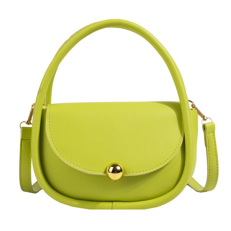 Textured bag women's 2025 summer new trend messenger bag contrasting color fashionable portable small square bag