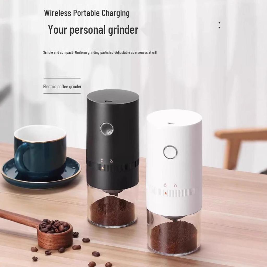 USB Rechargeable Portable Electric Coffee Grinder & Mini Coffee Machine