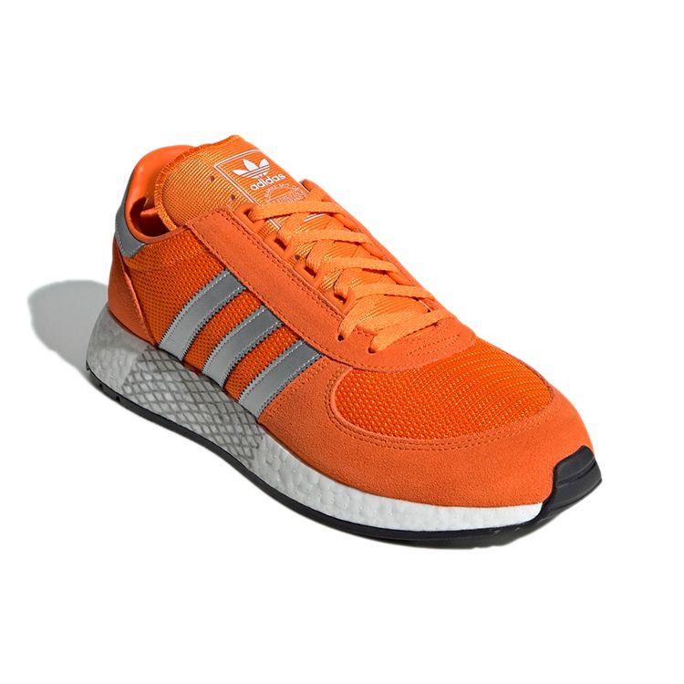 Adidas Originals Marathon Tech Comfortable Retro Sports Non-Slip Wear-Resistant Breathable Low-Top Marathon Running Shoes Unisex Sneaker Orange G27857