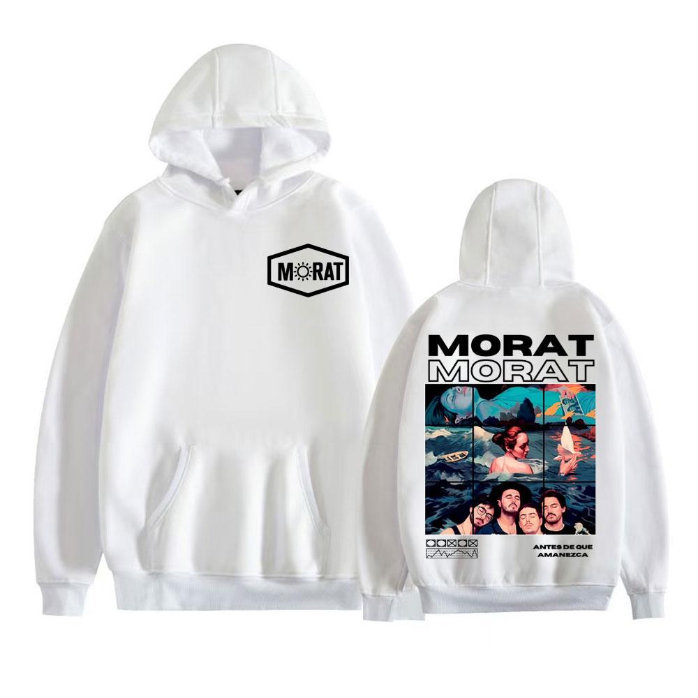 Band Morat Music Album 2025 Merch Sweatshirt Men's Fashion Hip Hop Rock Style Hoodies Unisex Casual Cotton Long Sleeve Pullovers