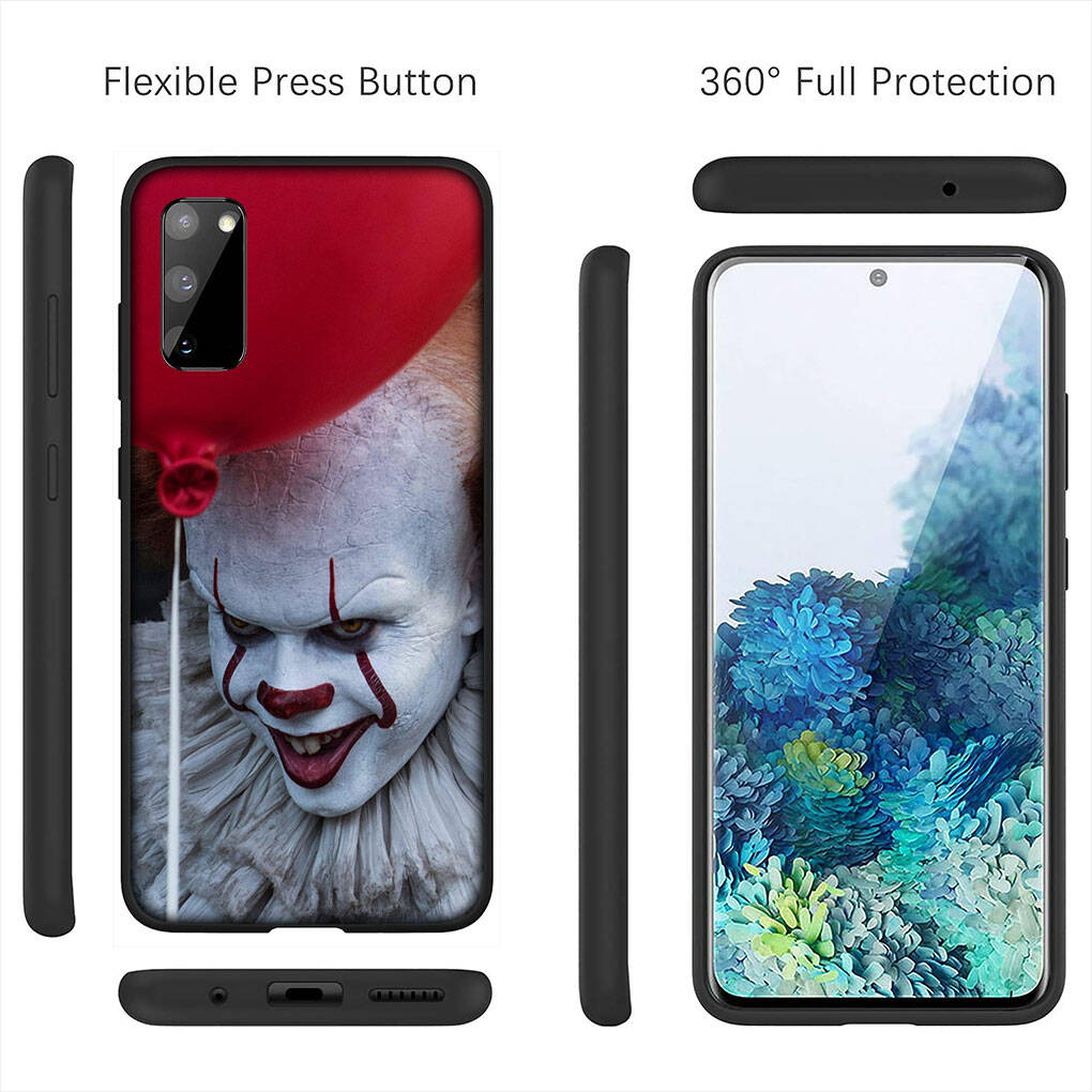 For Samsung Galaxy S25 S24 S23 S22 S20 S21 Ultra FE Plus A17 A37 A57 A56 A55 A06 A16 A15 A36 A26 A35 A05 A25 A54 A34 S10 Phone Case Pennywise It Cover