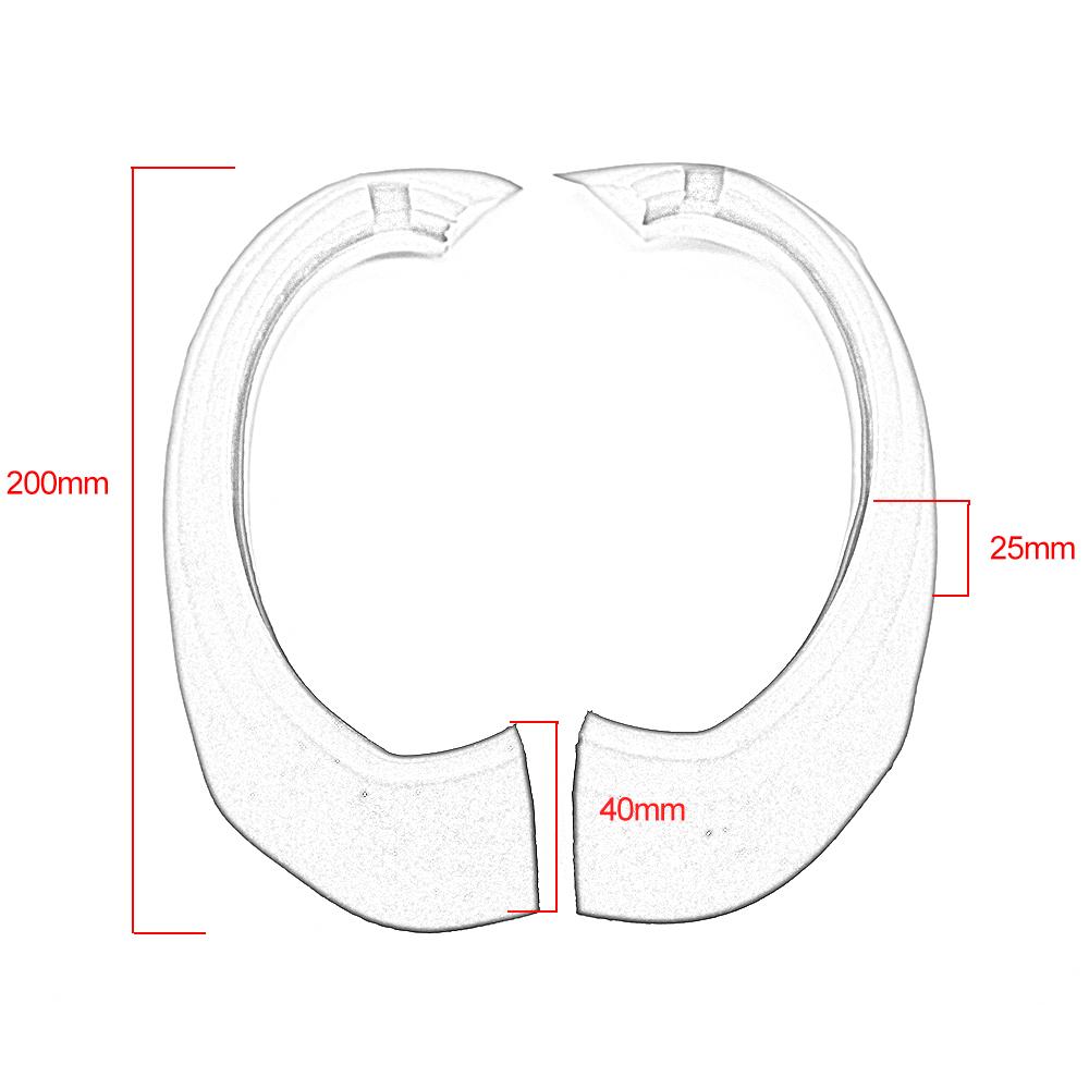 Tubo di aspirazione Ram Air per Moto Rete in Gomma Per YAMAHA YZF R1 YZFR1 2007 2008