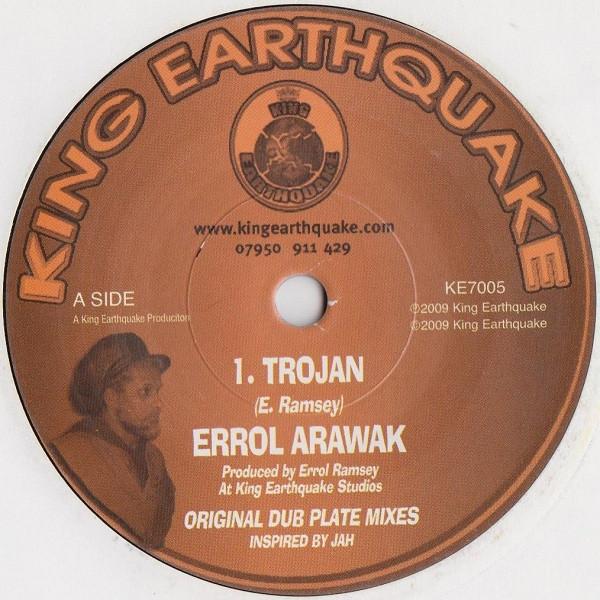 

7inch Record ERROL ARAWAK Trojan KE7005 King Earthquake 2009 UK Reggae Ska Dub Used
