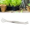 2 In 1 Stainless Steel Bonsai & Gardening Tool Root Rake Tweezers