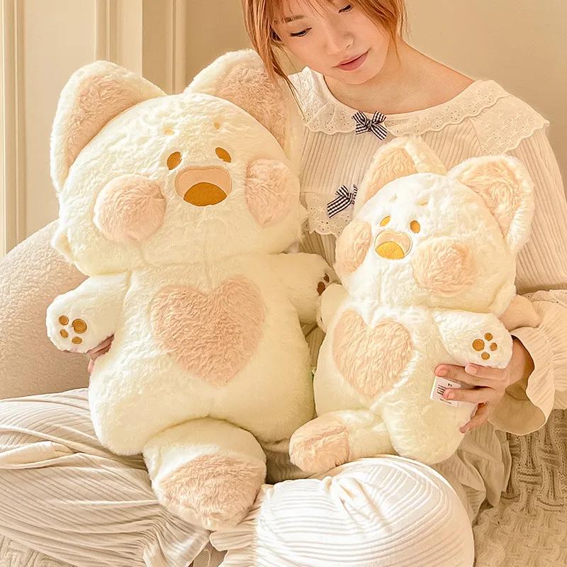 Evil Dark Cat Plush Pillow Stuffed Black Red Grey Purple Cartoon Kitten Standing Doll Halloween's Day Party Deco Gift