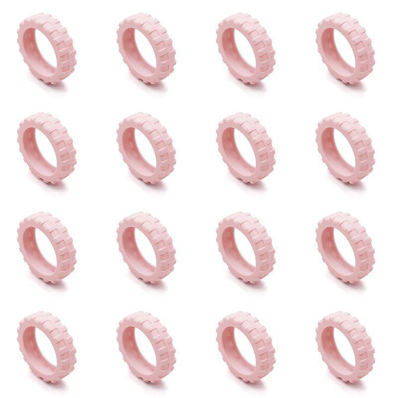 16pcs Upgraded Thickened Silicone Suitcase Wheels Protective Cover Trolley Case Luggage Silent Shock Absorption Wheels Wear-resistant