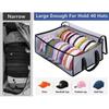 Collapsible Baseball Cap Storage Box Large Capacity Closet Organizer Case  Dormitory