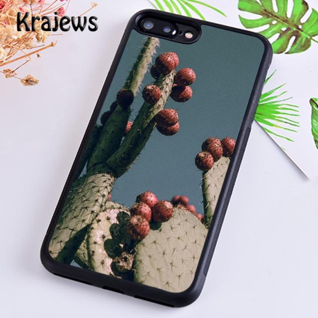 Krajews Cute Cactus Hug Summer Phone Case Cover For iPhone 14 5 6s 7 8 Plus X XR XS 11 12 13 Pro Max Samsung Galaxy S21 S22ultra