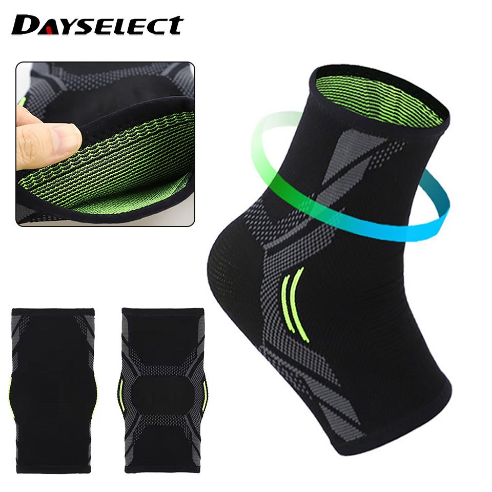 1Pcs Breathable Knitted Nylon Ankle Support with Four Sides Elastic Force for Men Women Comfortable Fit Ankle Guards