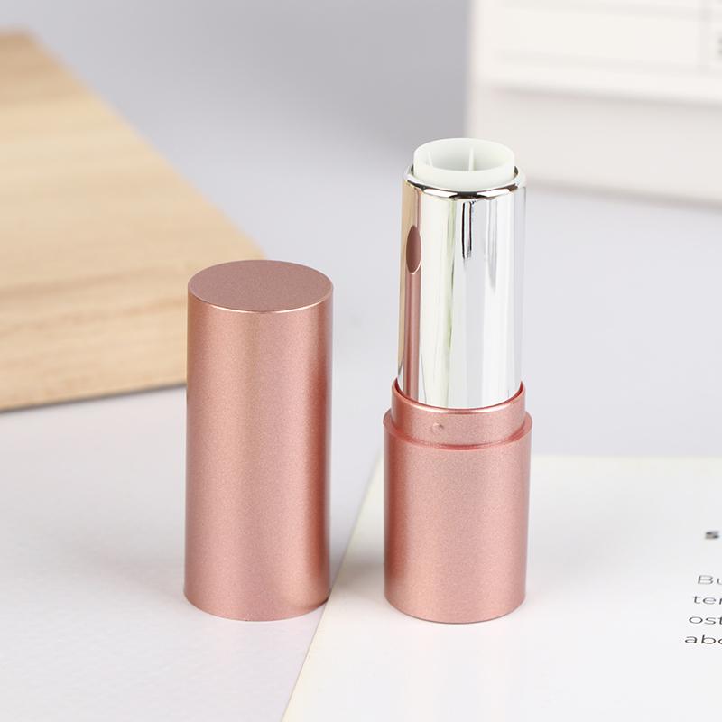 3.5Ml Refillable Lipstick Tube With Cap Matte Rose Lip Balm Container Empty Diy Cosmetic Ointment Containers Travel Bottle