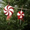 1pc Festive Red & White Christmas Lollipop Decorations - Hanging Ornaments for Tree, Home & Gifts,Christmas Decorations