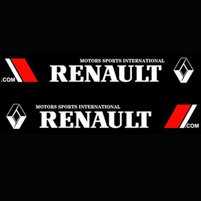 Car Styling Side Body Badge Emblem Decal Car Door Side Stripes Stickers for Renault Sport Duster Megane 2 3 Accessories S888