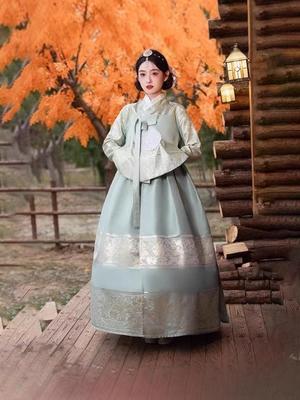Korean Hanbok Princess Costume: Yanji Traditional Women's Dress for Travel, Dance Performance, and Photography
