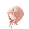 Warm Knit Princess Ear Protection Hat for Baby Girls – Cute, Thick, and Trendy for Autumn & Winter.