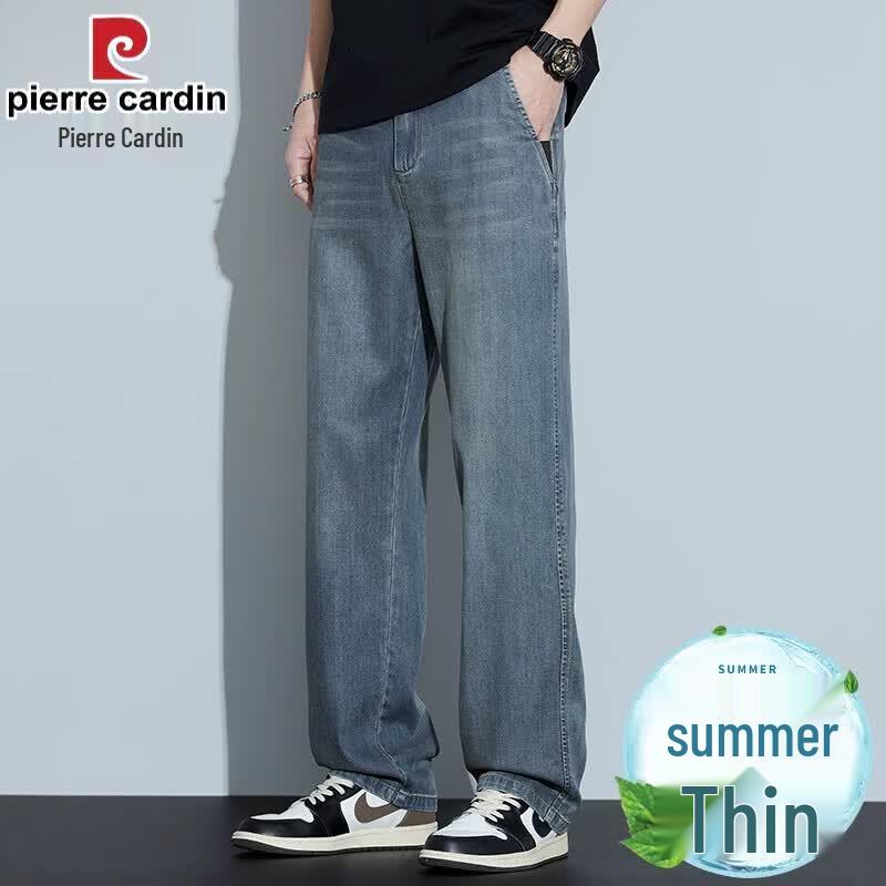 Pierre Cardin Men's Lyocell Tencel Straight Jeans