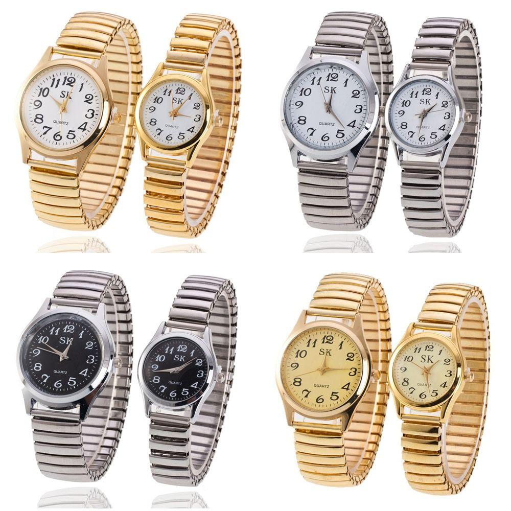 Simple Wristwatches Small Round Couple Watches Fashion Quartz Watch Gifts