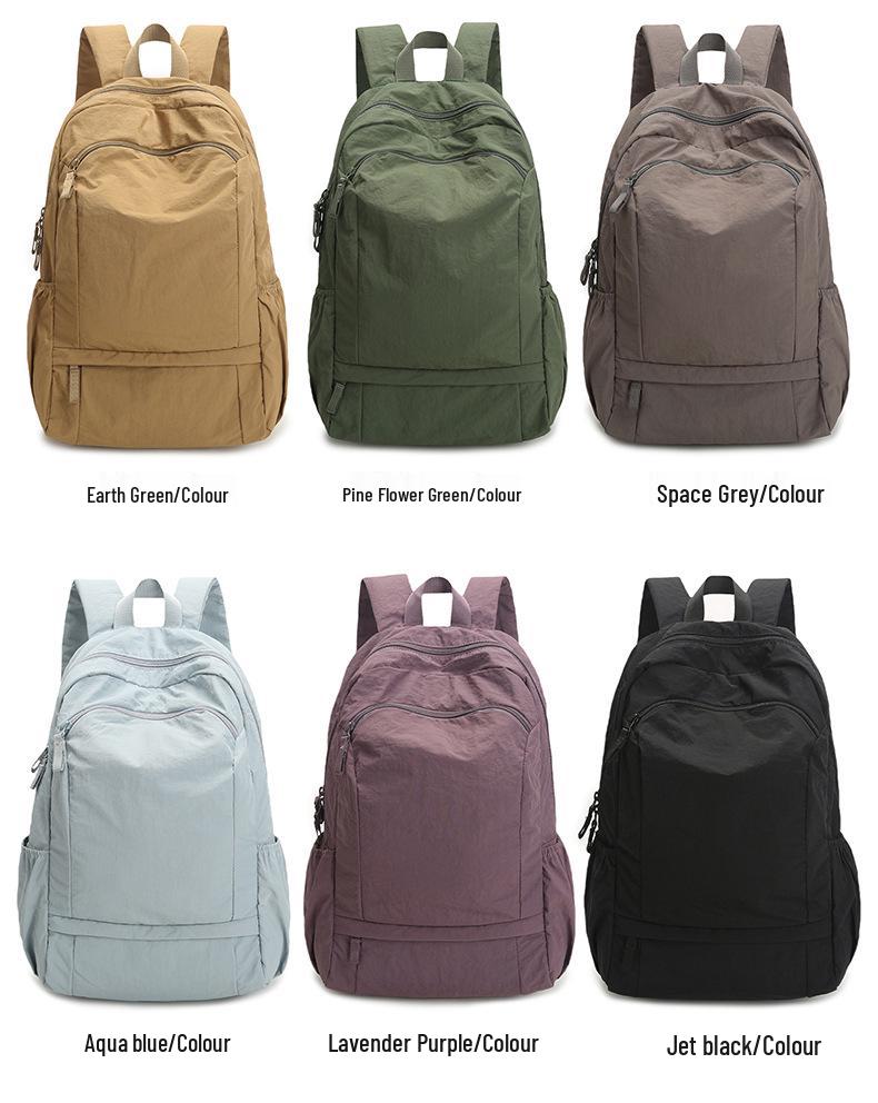 Women's Large Capacity Japanese Color Block Backpack for College & High School Students