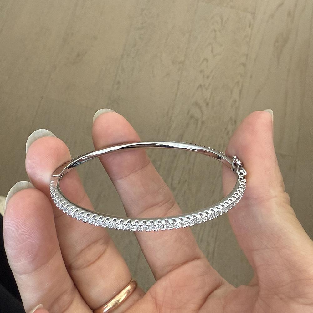 Fashion Classic Bracelet Luxury 925 Silver 5a Zircon Bracelet Women's Wedding Party Small Bracelet High Quality Jewelry