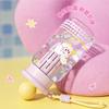 Large Capacity Cartoon Straw Cup for Kids - Portable Outdoor Plastic Water Cup