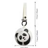 Lovely Panda Pendant Key Chain Delicate Cartoon Pet Doll Pendant Animal Key Ring  Unisex