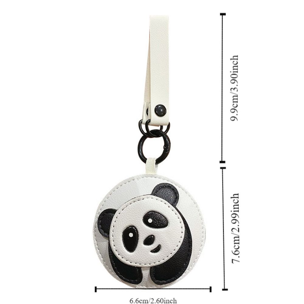 Lovely Panda Pendant Key Chain Delicate Cartoon Pet Doll Pendant Animal Key Ring  Unisex