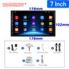 Universal 7/9/10 Inch Car Radio Wireless Apple Carplay And Wireless Android Auto  Multimedia Video Player Bluetooth Touch Screen