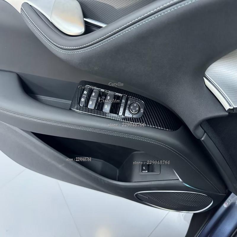 LHD RHD For BYD Sealion 7 Sea Lion 07 EV 2024 2025 Interior Accessories Window Switch Panel Frame Cover Trim Interior Stickers