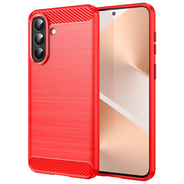 

Carbon Fiber Brushed Texture TPU Phone Case For Samsung Galaxy A57 5G