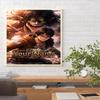 Attack Titan Customize Your Name Diamond Painting Round Diamond Rhinestones Mosaic Diamond Embroidery Wall Paintings Rhinestones Gift Frameless