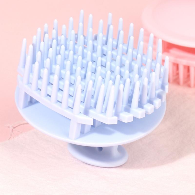 Scalp Massage Brush for Wet and Dry Hair Gentle Head Massage Brush Silicone Shampoo Hair Brush Shampoo Brush