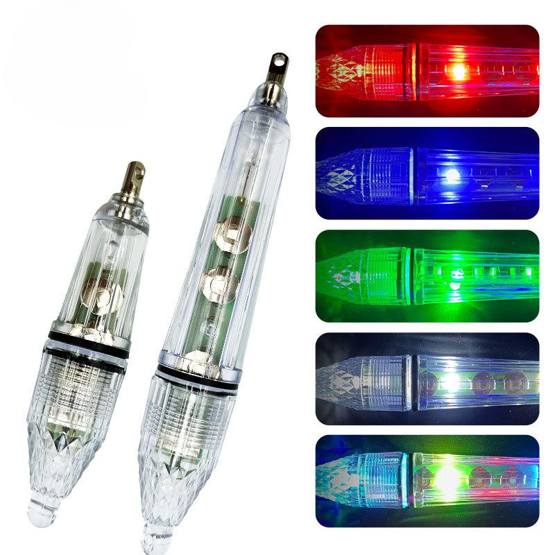 1 pièce Lampe Calamar, Lumière Leurre Poisson Grand et Petit, Collecteur de Poissons, Lumière Leurre Poisson, Lumière LED Pêche en Mer Calamar
