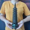 YXY Nine Layer God of Literature Tower Incense Burner Metal 31cm Apply Stick Incense Holder for Zen Home Decor High-end Gifts X1