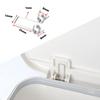 10pcs Household Hand Press Foot Pedal Storage Bucket Spring V-Shape Compression Torsion Spring Trash Can Switch Lock Buckle