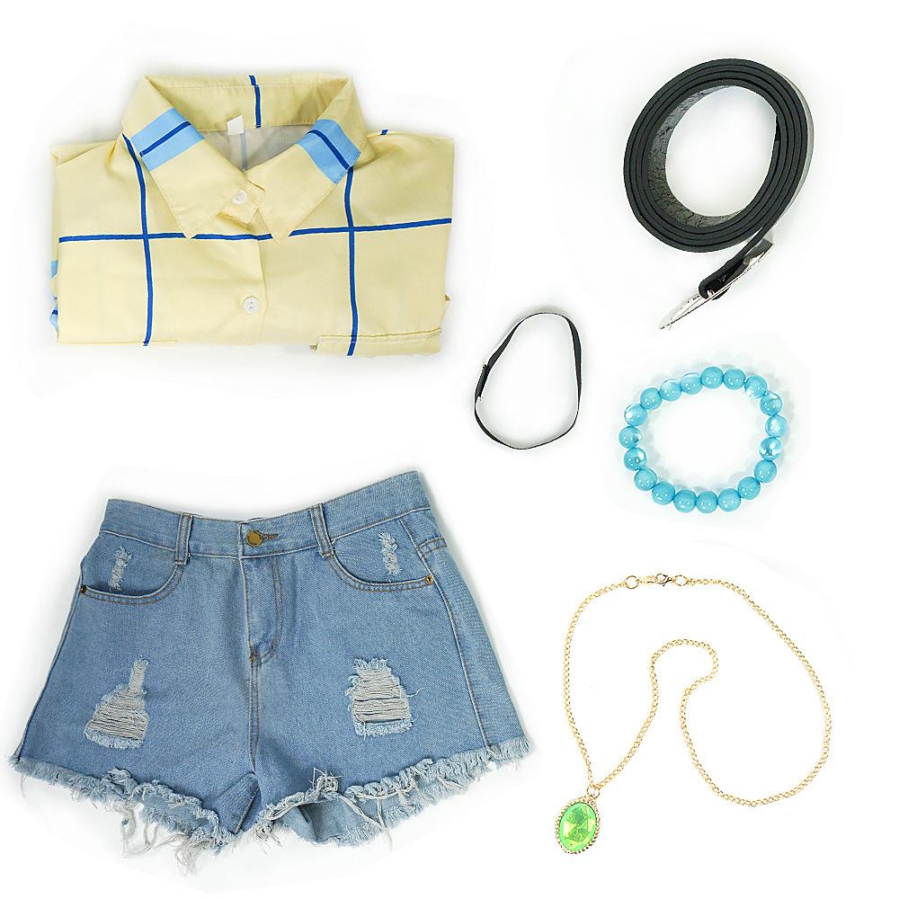 Changing dolls fall in love cos costume, Kita Kawa Sea JK uniform swimsuit maid cospaly costume