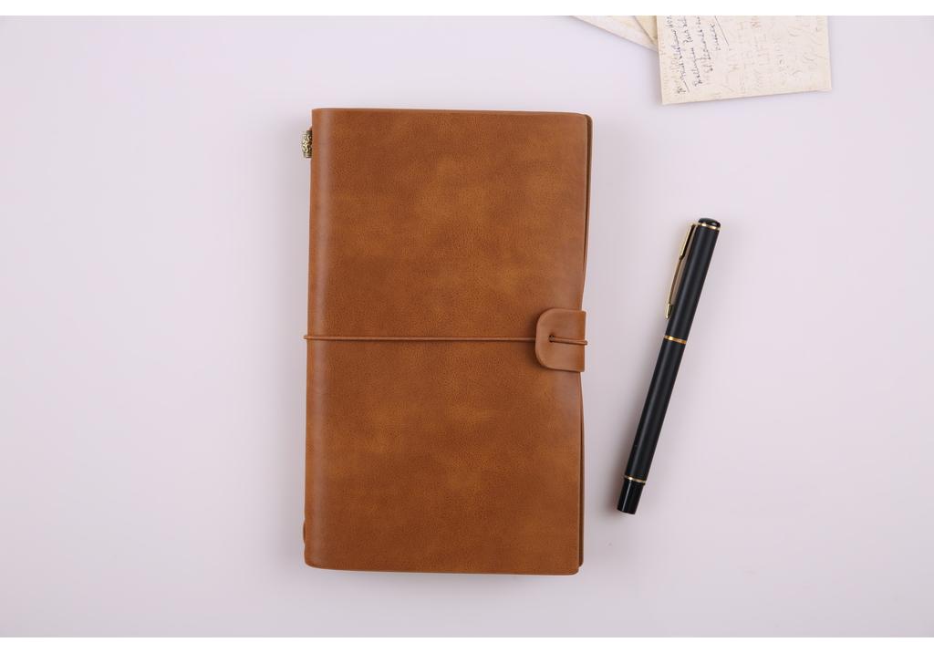 A5 A6 PU Leather Notebook Handmade Vintage Diary Journal Sketchbook Planner TN Travel Notebook Cover